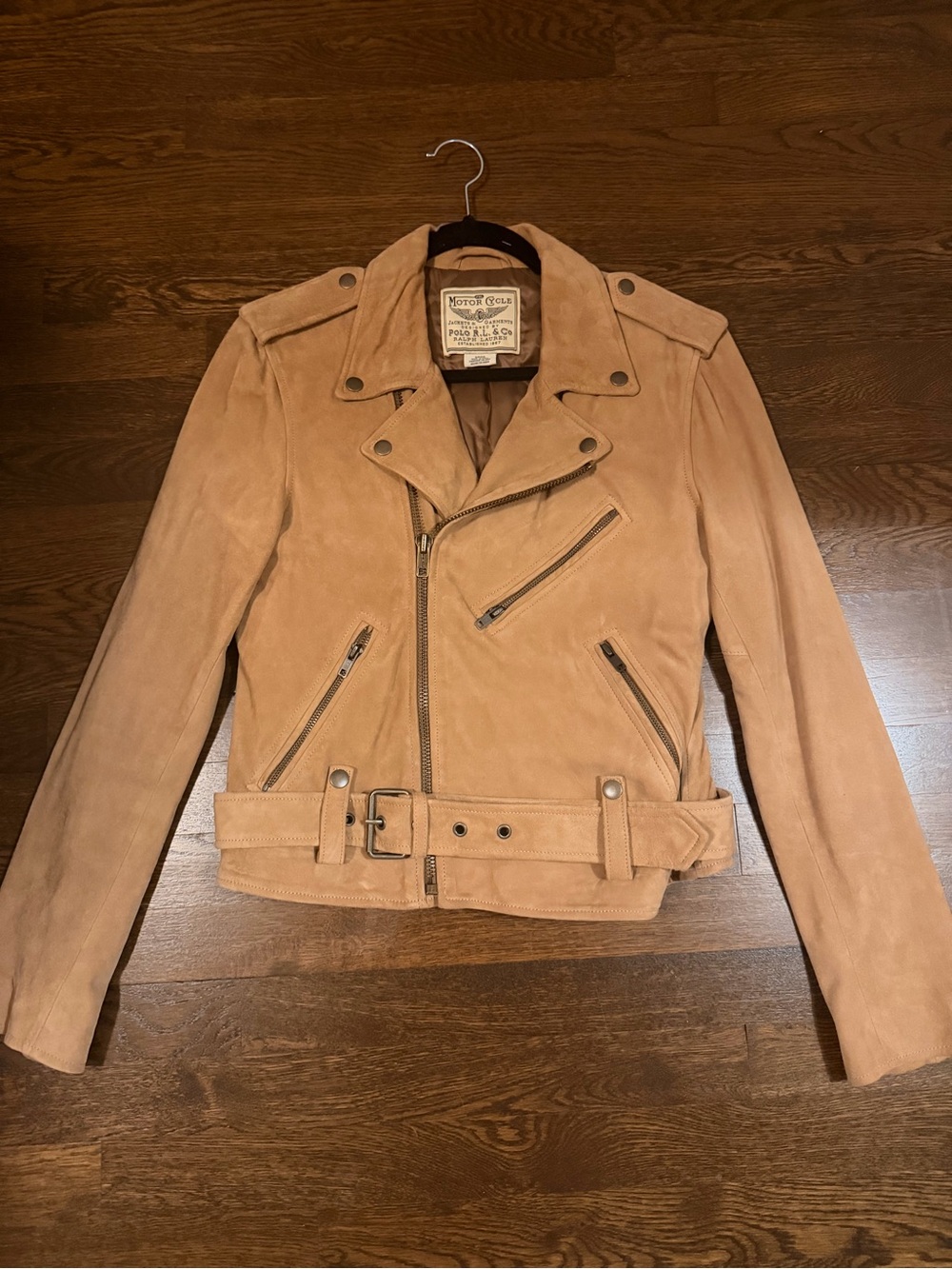 Polo Ralph Lauren Motorcycle Suede Moto Jacket